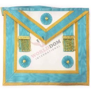 Master Mason Blue Lodge Canada Regulation Apron Sky Blue Moire