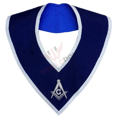 Master Mason Blue Lodge Collar Dark Blue Velvet