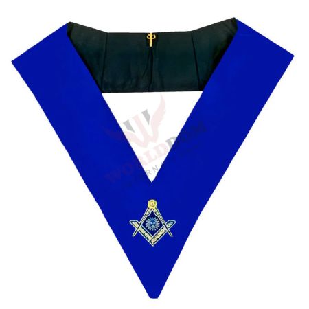 Immediate Past Master Blue Lodge Collar Royal Blue
