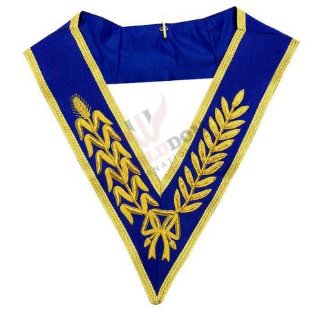 Grand Officers Craft Collar Royal Blue Handmade Gold Bullion
