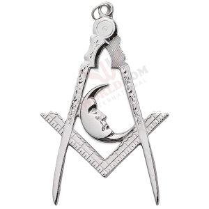 Junior Deacon Blue Lodge Masonic Officer Jewel Silver