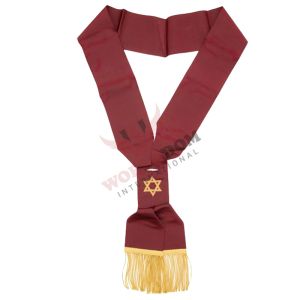 1st Degree Order Of The Secret Monitor Sash Maroon