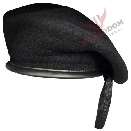 Military Army Officers Black Beret