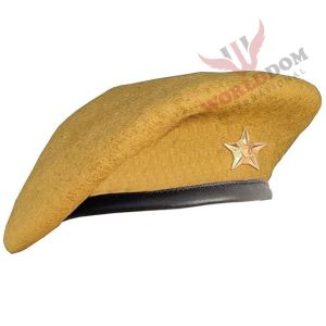 Khaki Cap with Star Army Beret