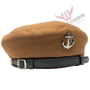 Women's Navy Beret Hats with Anchor