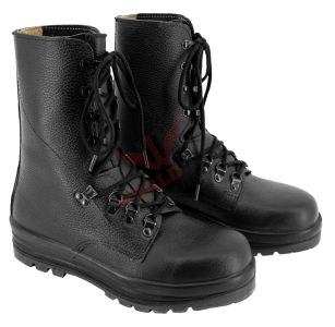 Loop Lacing Military Leather Field Boots