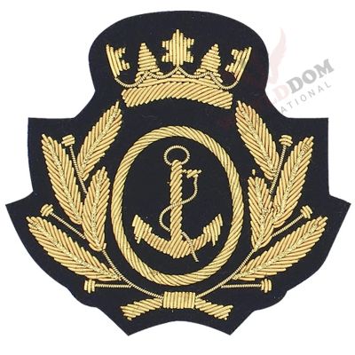 Hand Made Navy Bullion Badge