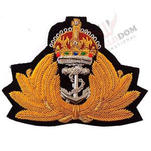 Hand Made Navy Bullion Cap Badge