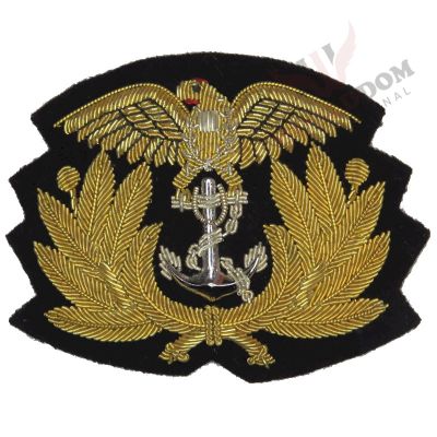 Navy Officer Bullion Cap Badge