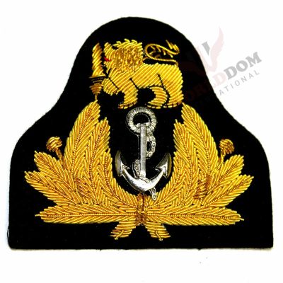 South Africa Navy Officer Bullion Badge