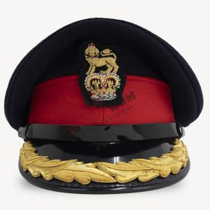 British Army Officer Dress Visor Cap