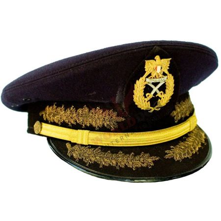 Egyptian Army Generals Ceremonial Visor Cap