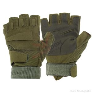 Half Finger Padded Paintball Gloves