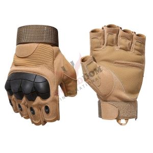 Hard Shell Padded Paintball Gloves