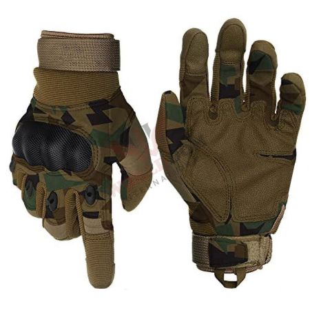 Hard Shell Assault Paintball Gloves