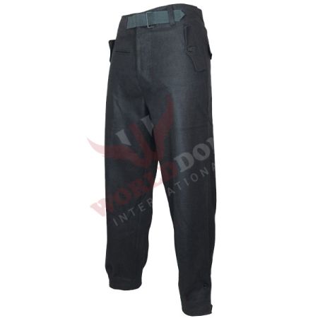 German Army Black Panzer Trousers