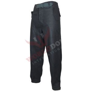 German Army Black Panzer Trousers