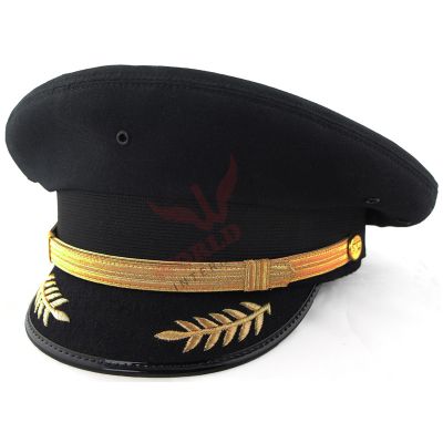 Pilot Embroidered Peak Cap