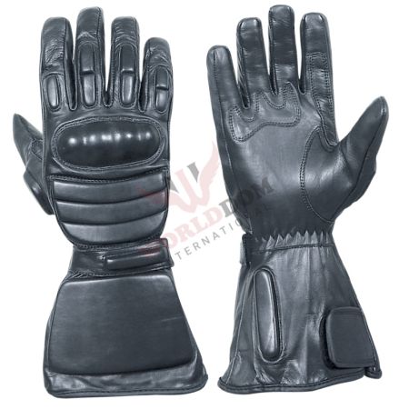 Long Cuff Padded Police Gloves