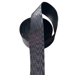 Black Masonic Apron Moire Ribbon