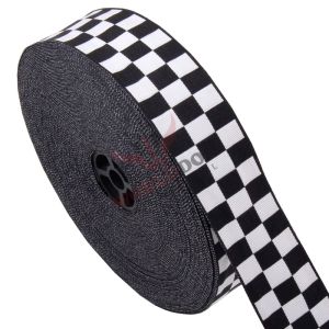 White & Black Cap Ribbon