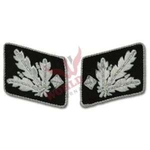 SS Officer Bullion Collar Tabs Gruppenfuhrer
