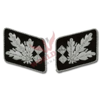 SS Officer Bullion Collar Tabs Obergruppenfuhrer