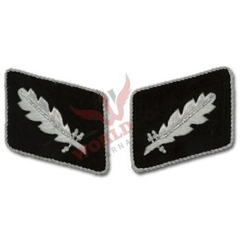 SS Officer Bullion Collar Tabs Standartenfuhrer