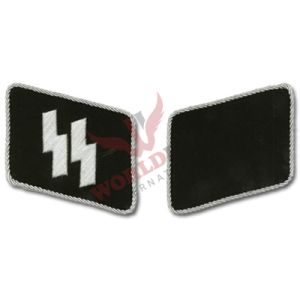 Bullion SS Runes Collar Tabs EM