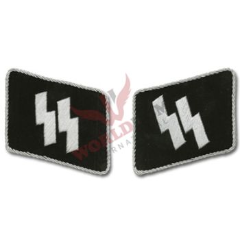 Bullion Collar Tabs Double SS Runes
