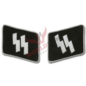 Bullion Collar Tabs Double SS Runes