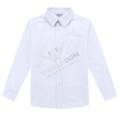 White School Uniform Shirt for Boys