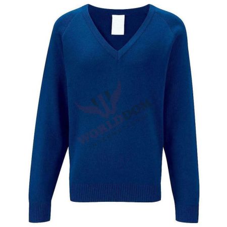 Knitted V Neck School Sweaters