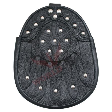 Celtic Craft Stone Black Sporran