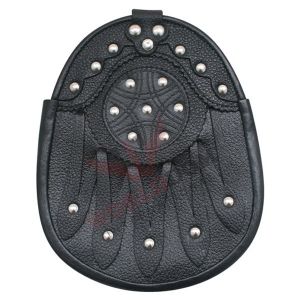 Celtic Craft Stone Black Sporran