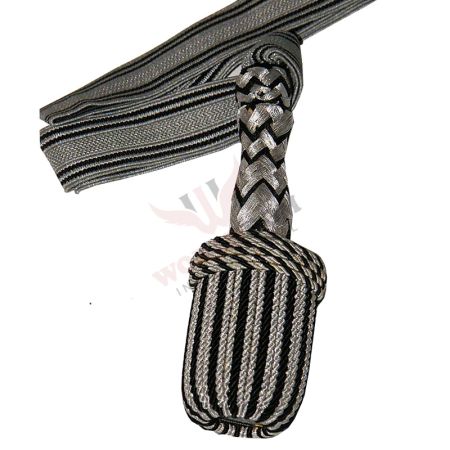 Silver Black Army Sword Knots
