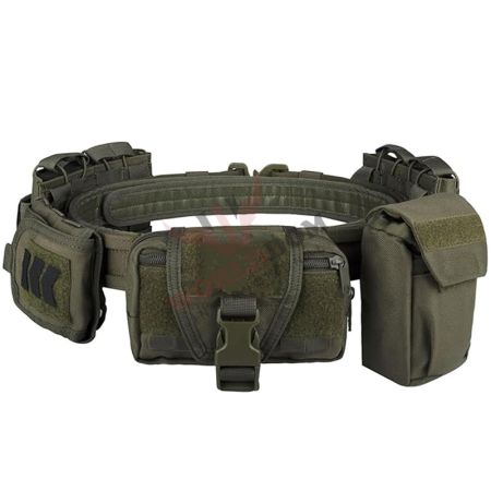 Tactical Belt with Quick Release Pouch