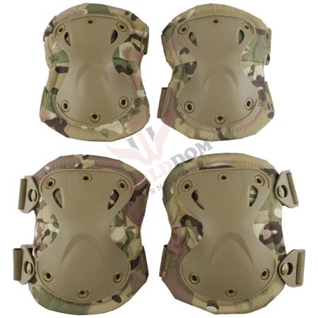 Hard Shell Knee & Elbow Pads Set
