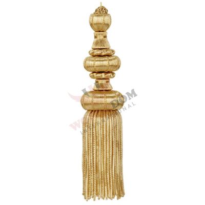 Metallic Gold Bullion Wire Tassels