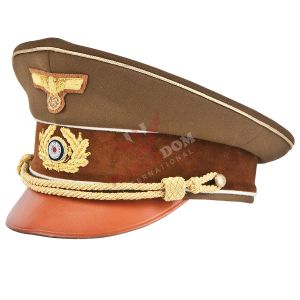 Brown German  Adolf Hitler Officer Cap