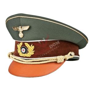 Green German  Adolf Hitler Officer Cap