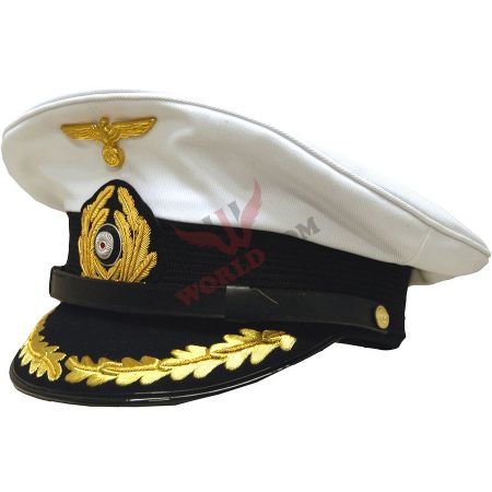 German WWII Kriegsmarine U Boat Captain Visor Cap