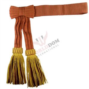 Officers Full Dress Crimson Waist Sash