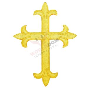 Large Bullion Cross Badge