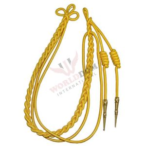 Double Tip Gold Shoulder Cords