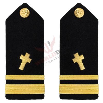 US Navy Christian Chaplain Male Shoulder Board