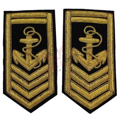 Hand Embroidered Bullion Shoulder Board