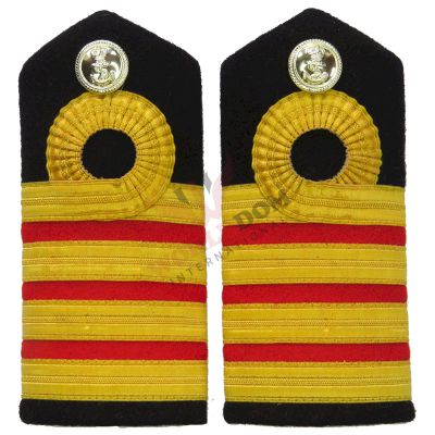 Royal Navy Surgeon Captain Shoulder Boards