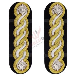 Metal Star Webbing Security Shoulder Boards