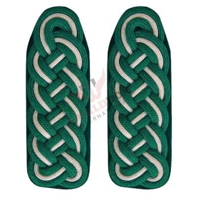 Green Corded Shoulder Boards